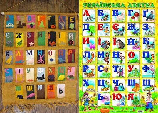 Ukrainian Alphabet Lore A-Я from Building Blocks but all the